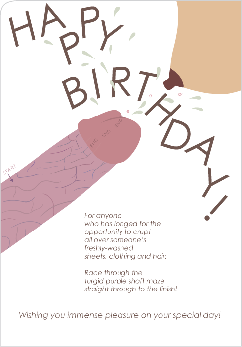 Penises Birthday Card