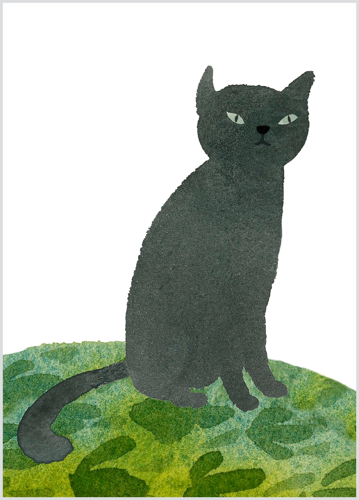 Cat Birthday Card:  Indifference